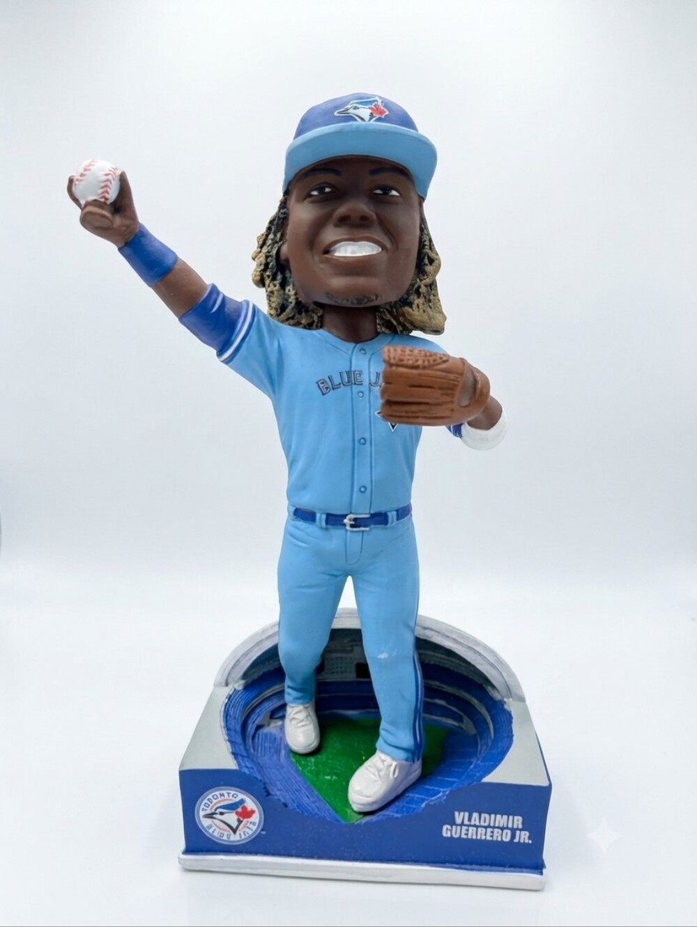 2020 🐦 Vladimir Guerrero Jr. Blue Jays Bobblehead (#391/2020) Like New (No Box)